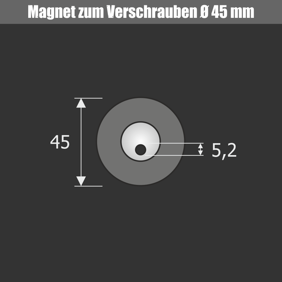 Montagemagnet Skizze