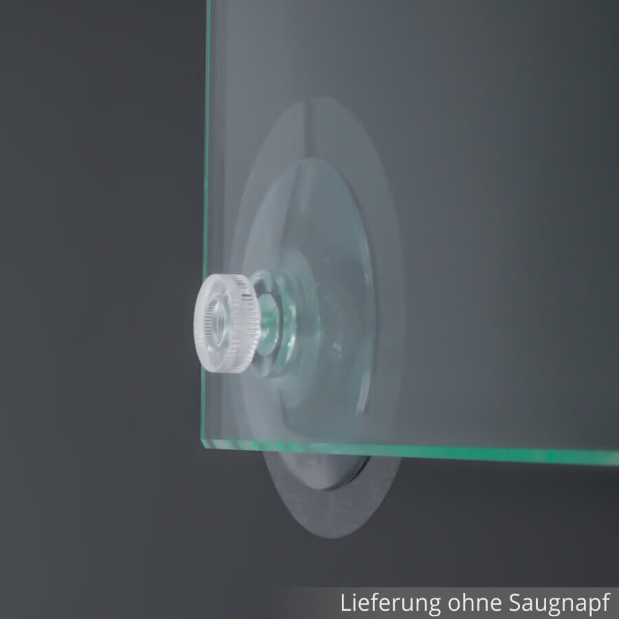 Klebefolie Ø 85 mm Klebedot für Saugnäpfe bei nicht glatten Untergründen Anwendungsbeispiel