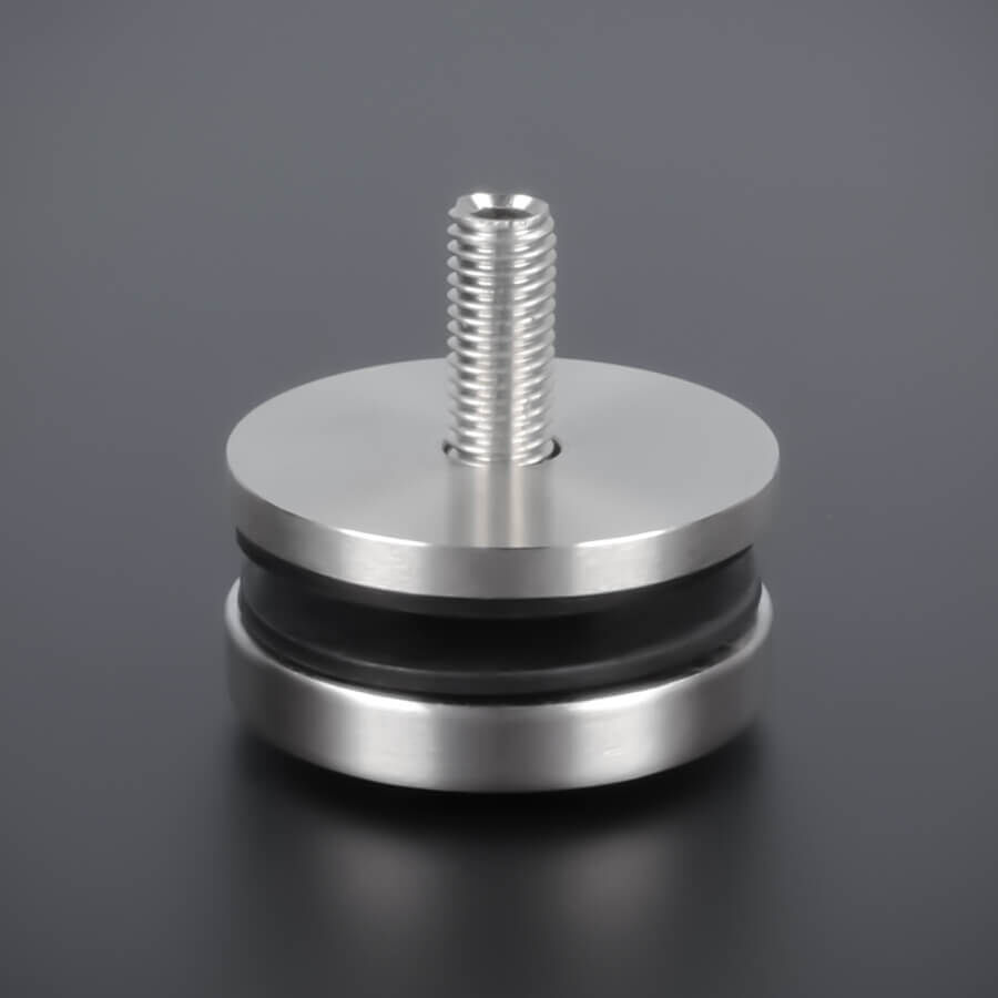 Distanzscheibe M10 Distanzhalter Edelstahl Ronde Ø50mm Anwendungsbeispiel mit Punkthalter