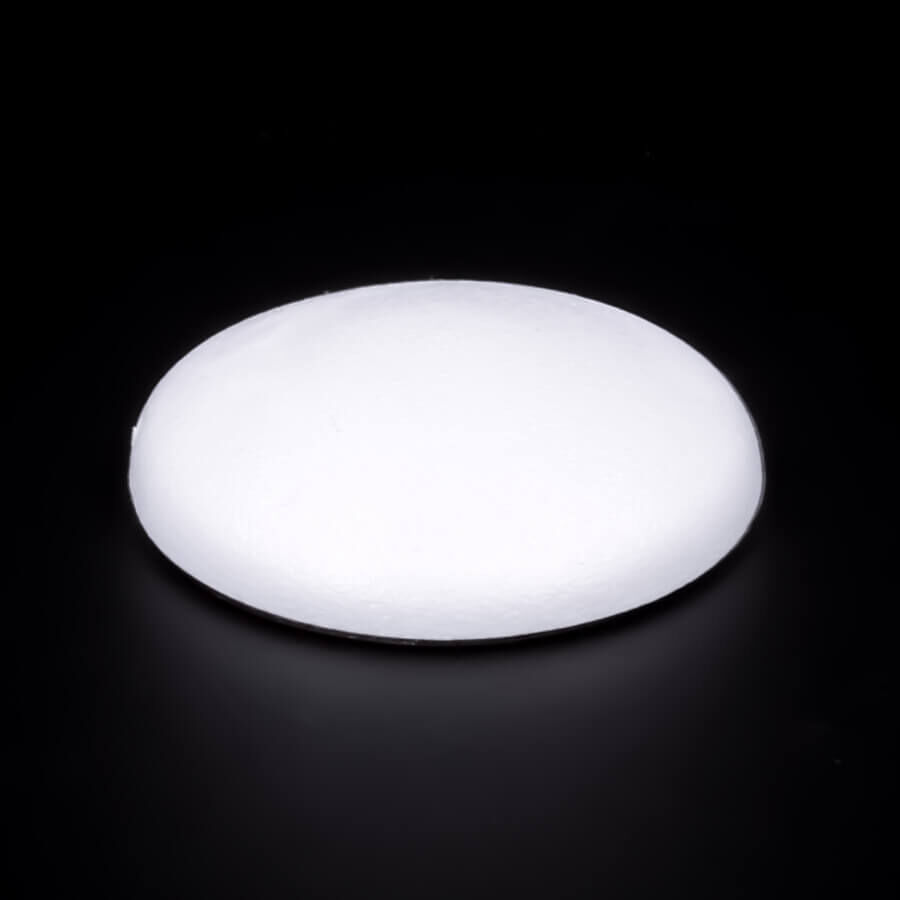 Wand-Tür-Puffer Ø 40 mm WA 10 mm Stopper liegend auf dunklem Untergrund