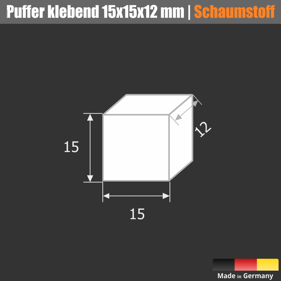 Weißer Wandpuffer selbstklebend Skizze1