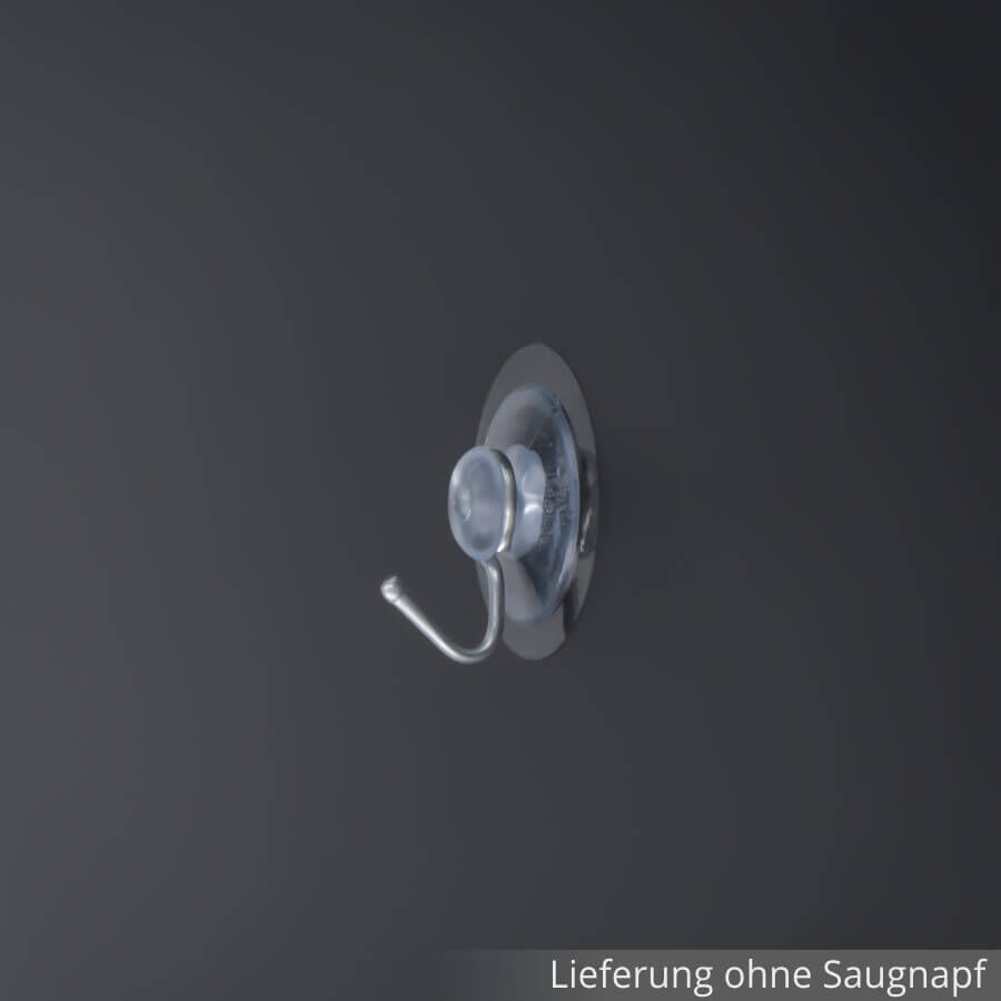 Klebefolie Ø 40 mm Klebedot für Saugnäpfe bei nicht glatten Untergründen Anwendungsbeispiel