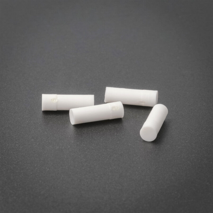 Kunststoffstift 3,9x12,5 mm Sicherungsstift Glashalter klein 36x29 mm größere Stückzahl liegend auf dunklem Untergrund