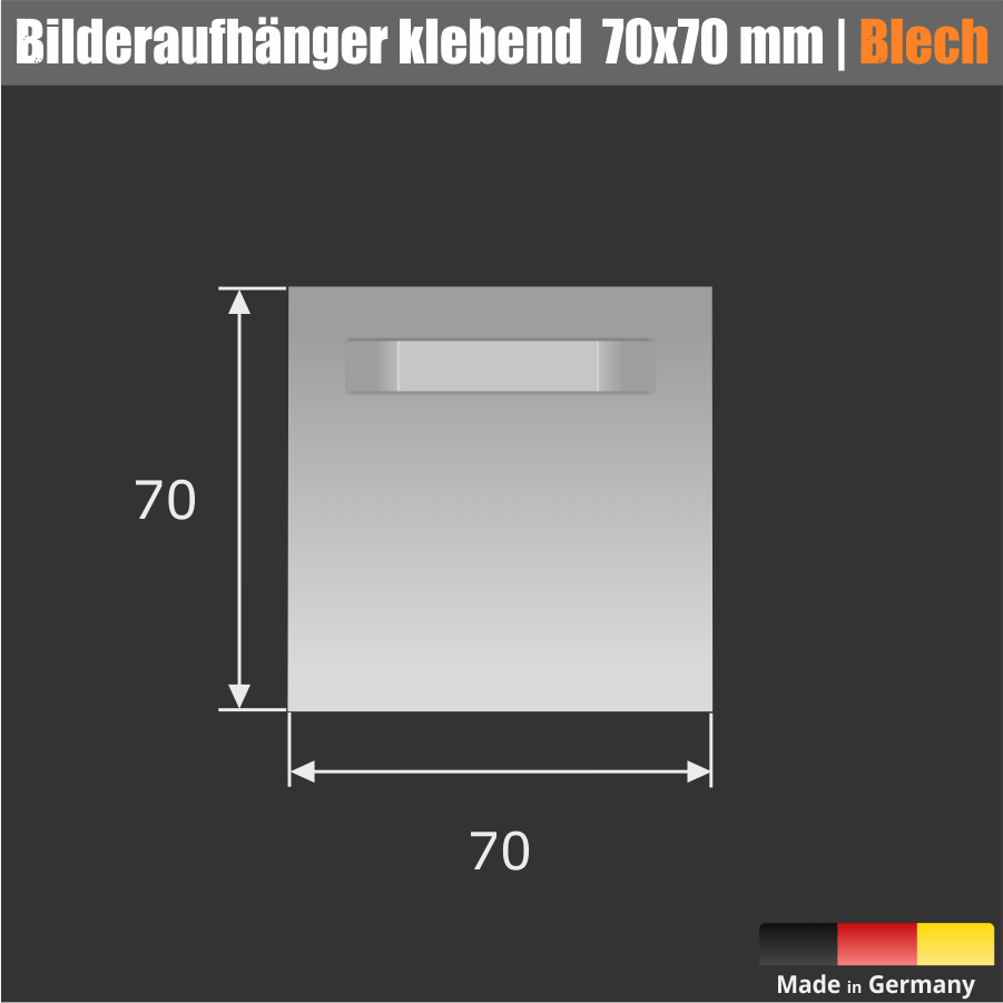 Bilderaufhänger selbstklebend 70x70mm Skizze1