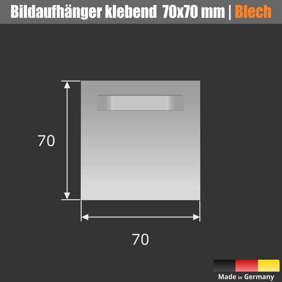 Bilderaufhänger selbstklebend 70x70mm Skizze1