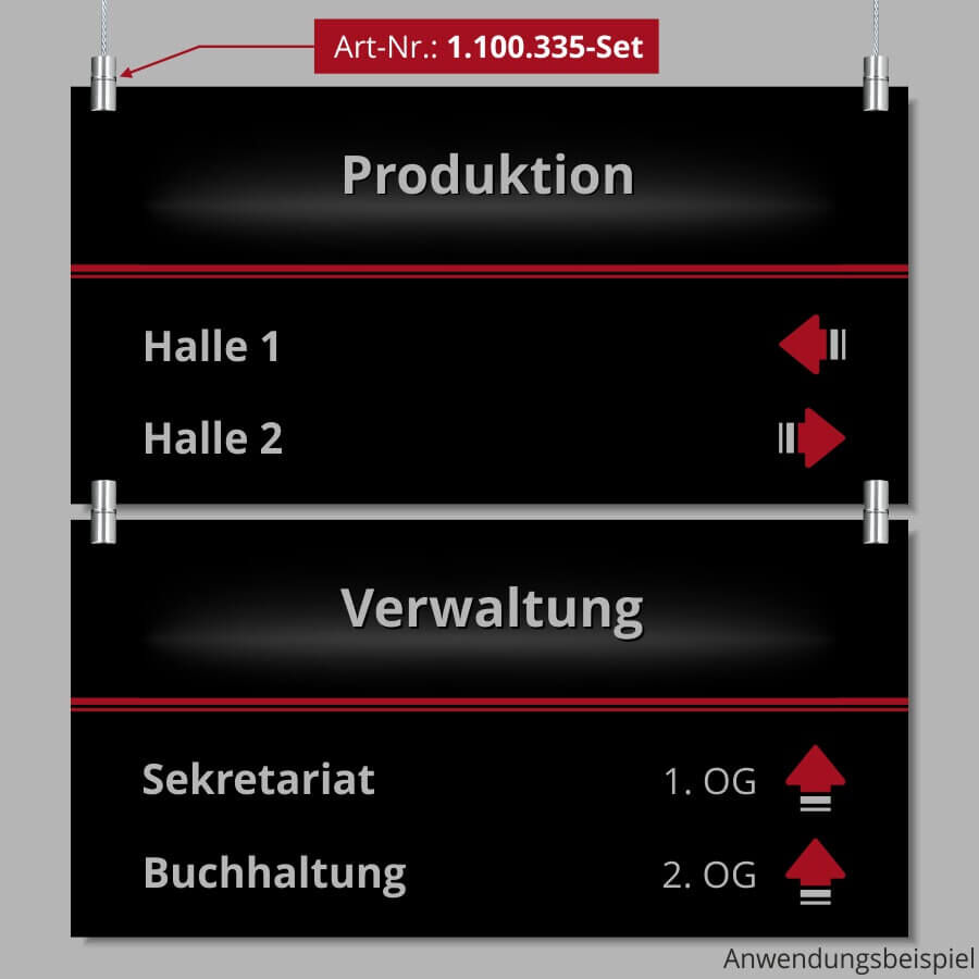 Plattenverbinder Edelstahl Plattenklemme abgebildetes Anwendungsbeispiel mit Seiltechnik