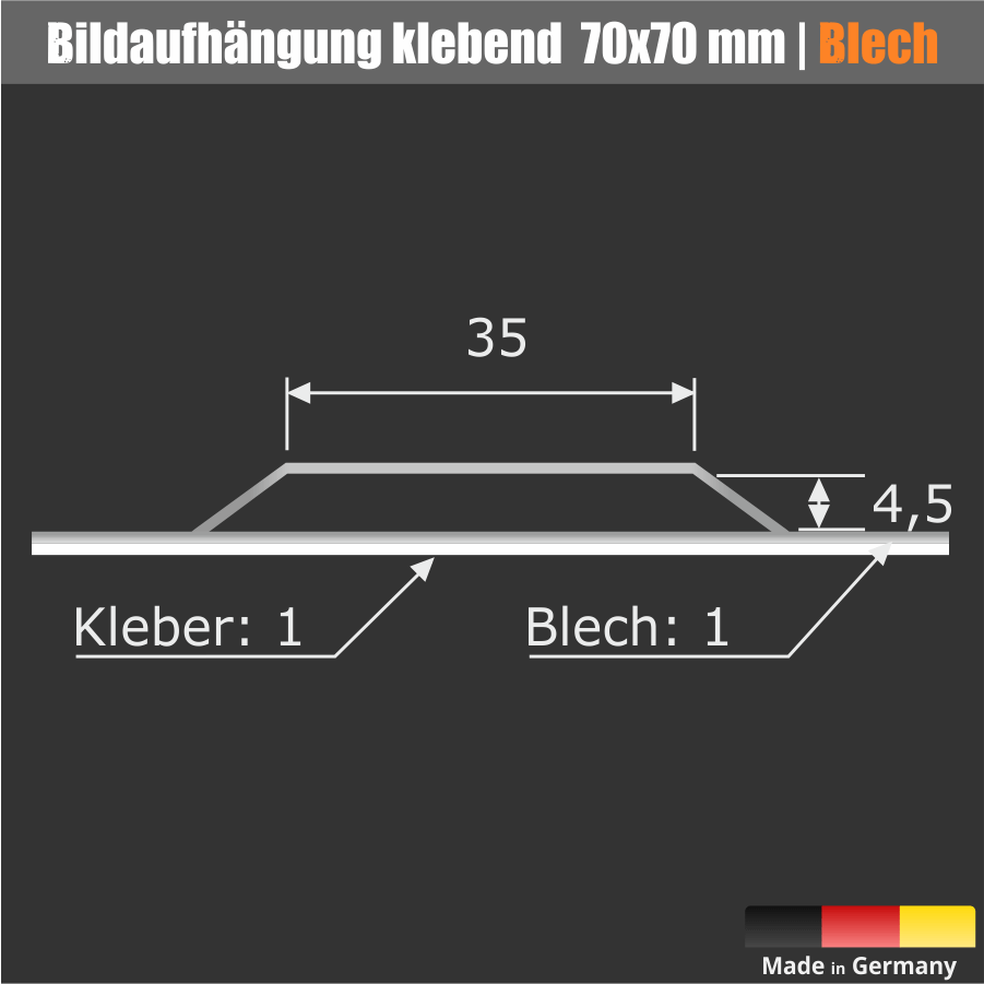 Bildaufhänger selbstklebend 70x70mm Skizze2