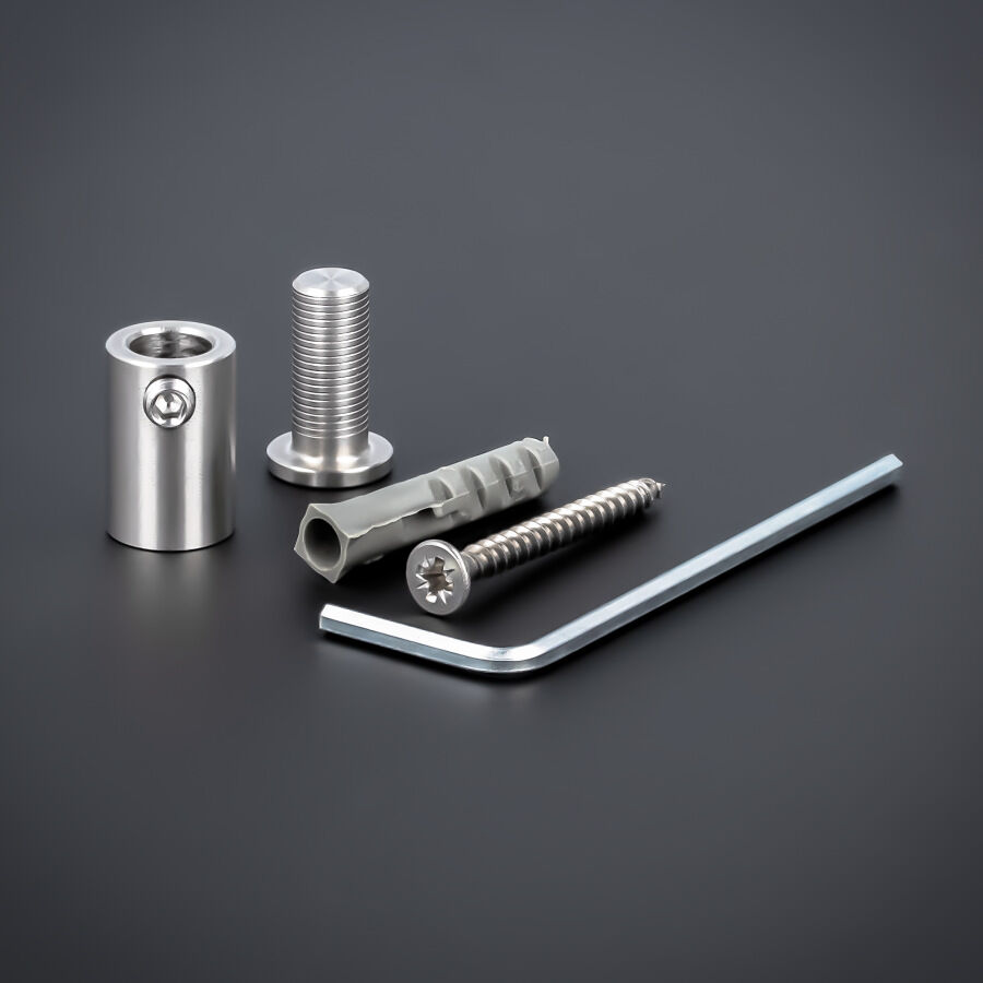 Abstandhalter klein 10x15mm Einzelteile auf schwarzen Untergrund
