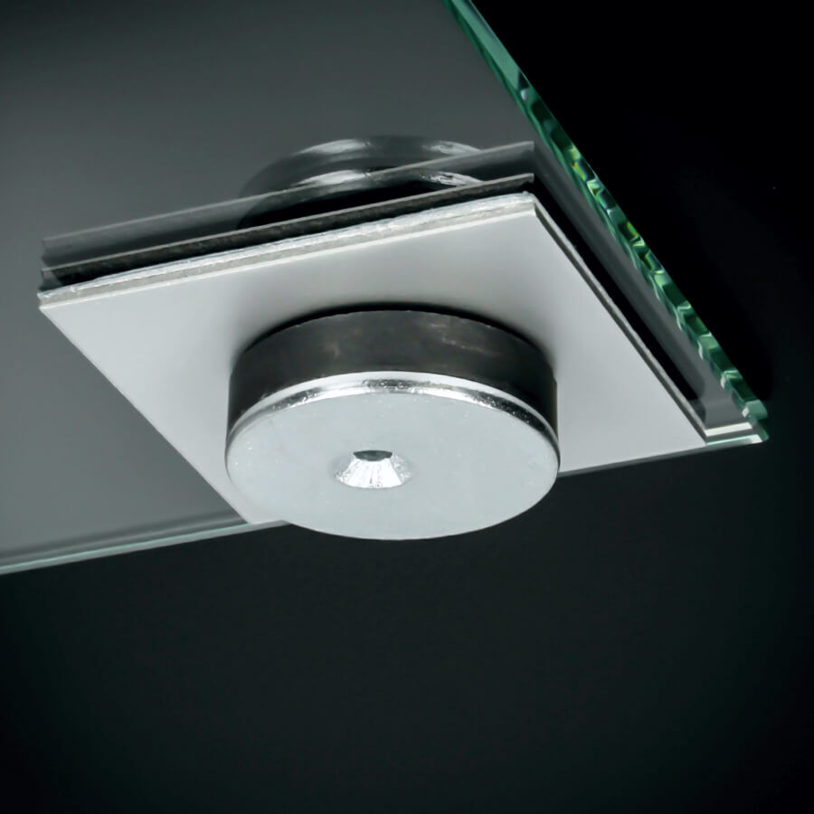 Magnet Spiegel-Montage-Set Klebeblech mit Magnet
